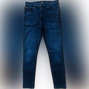 EUC Hudson SZ 28 blue jeans “Blair Super Skinny”stretch 5-pocket/waist 28”-32”